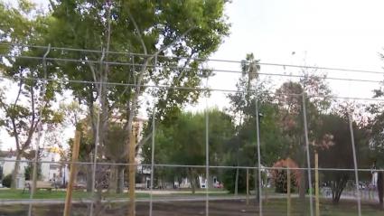 Reforma del parque de los enamorados de Mérida