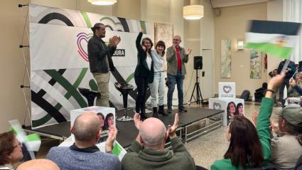 Irene de Miguel presenta la candidatura de Unidas por Extremadura para las elecciones autonómicas del 21 de diciembre