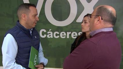 Óscar Fernández, candidato de Vox a la presidencia de la Junta de Extremadura