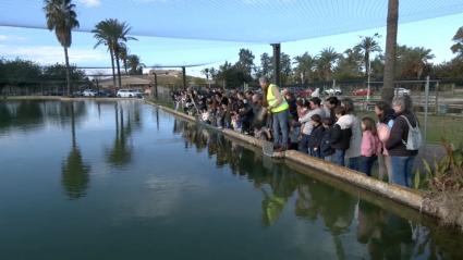 Visita al Centro de Acuicultura ‘Vegas del Guadiana’, en Villafranco del Guadiana