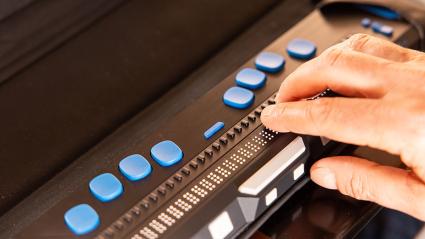 Escribiendo en Braille