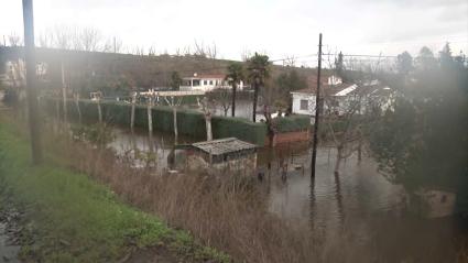 'La Isleta' de Coria durante los últimos temporales