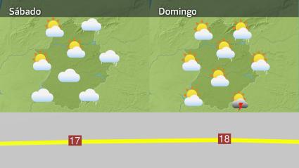 Mapa de previsión del 7 y 8 de marzo