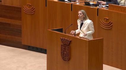 María Guardiola, presidenta en funciones de la Junta de Extremadura