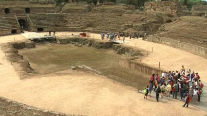 Anfiteatro Romano de Mérida en una imagen de archivo