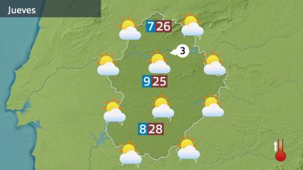 Mapa de previsión del 9 de abril