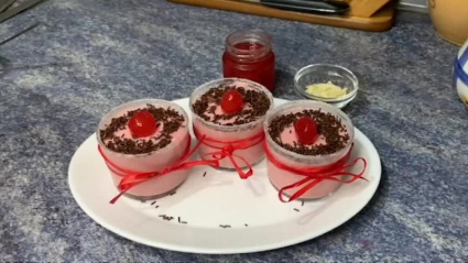 gelatina de fresas