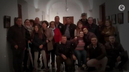 Integrantes de la Asociación taurina Conde de la Corte de Jerez de los Caballeros