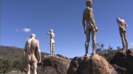 Esculturas de 'El Mirador de la Memoria'