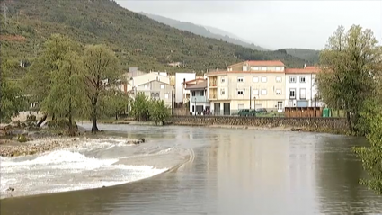 Imagen de la crecida del río