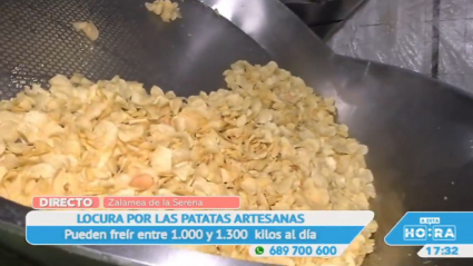 Patatas fritas artesanales en Zalamea de la Serena