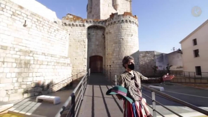 El actor Javier Uriarte en Coria