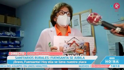 Homenaje a una sanitaria