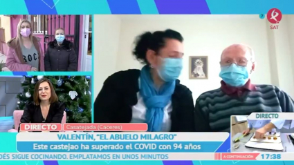 Valentín superó el COVID