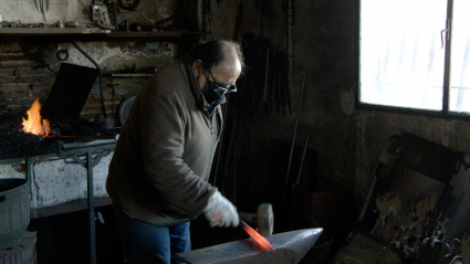 Agustín en la fragua de San Miguel