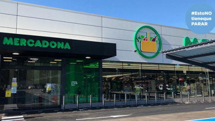 Fachada de una de las nuevas tiendas eficientes que impulsa Mercadona