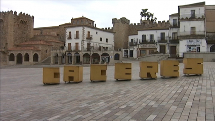 Plaza mayor de Cáceres