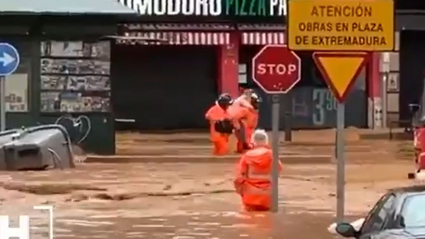 Momento exacto en el que se produce el rescate