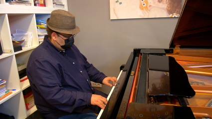 Pedro Monty al piano
