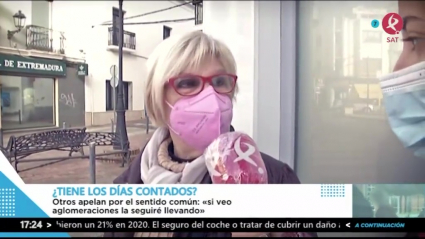 La mascarilla en exteriores