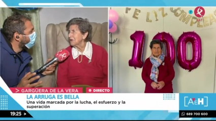 Sabina se mantiene en buena forma 