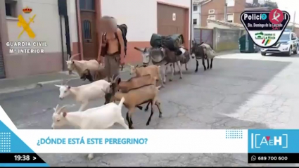 El peregrino francés que viaja por Extremadura