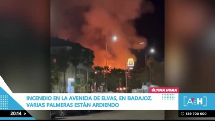 incendio badajoz avenida elvas