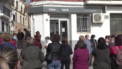 Las sucursales bancarias en Sierra de Gata