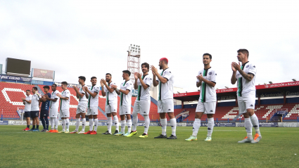 El nuevo CD Extremadura 1924 presentándose ante su afición.