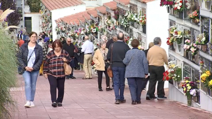 Cementerio de Cáceres, día de todos los santos 2022
