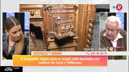 bargueño tallado por Tomás terrones de Trujillo