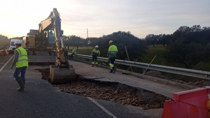 socavón La Nava de Santiago