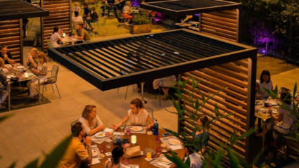 panorámica del restaurante Parada de la Reina en Plasencia