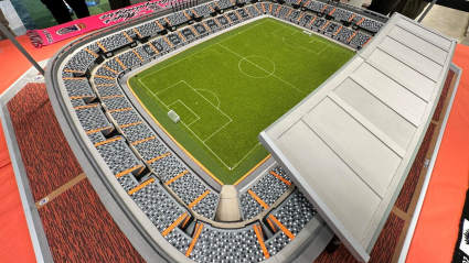 Maqueta del estadio pacense