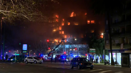 Incendio en Valencia