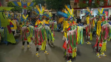 los mismos, de guadiana del caudillo, desfile de comparsas de Badajoz 2024