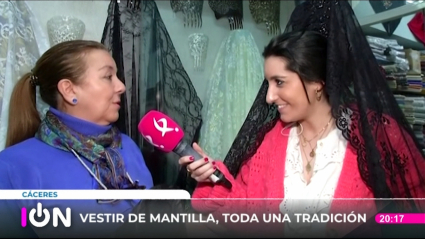 Vestir de Mantilla, Conexión Extremadura
