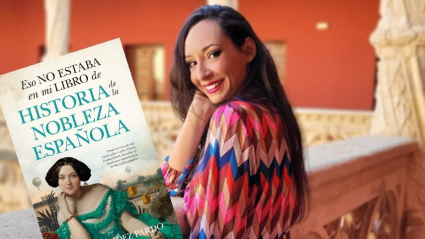 La autora y su libro