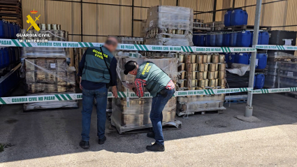 Aceitunas y encurtidos inmovilizados en Valencia