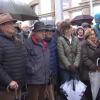 Cerca de 400 personas se manifiestan esta tarde en Plasencia en defensa de un transporte ferroviario digno 