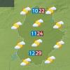 Mapa de previsión lunes 28 de abril