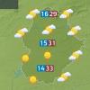 Mapa de previsión del lunes 26 de mayo
