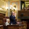 El Defensor del Pueblo, Ángel Gabilondo, interviene durante una sesión plenaria en el Congreso de los Diputados
