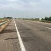 Lugar del accidente en la N-430 a la altura de Rena