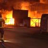 Incendio en una nave de Mérida