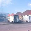 Dos semanas después el fuego en dos naves de Mérida aún no ha sido completamente extinguido