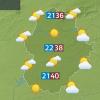 Mapa de previsión del viernes 1 de agosto