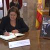 Libro de condolencias en memoria de Guillermo Fernández Vara en el Senado
