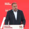 El portavoz del Comité Electoral del PSOE de Extremadura, Antonio Rodríguez Osuna