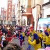 La Plaza de la Soledad de Badajoz llena de gente disfrutando del carnaval